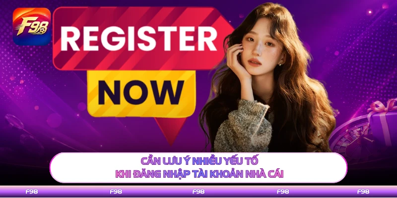 Cần lưu ý nhiều yếu tố khi đăng nhập tài khoản nhà cái