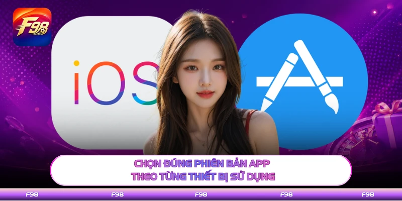 Chọn đúng phiên bản app theo từng thiết bị sử dụng