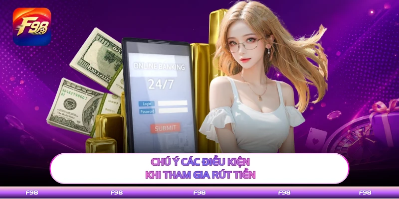 Chú ý các điều kiện khi tham gia rút tiền